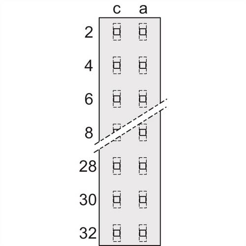 nVent SCHROFF 69001698 Federleiste 5 St.