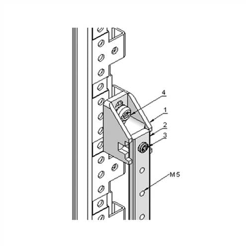 nVent SCHROFF 20118863 19 Zoll Netzwerkschrank-Erdungskit Mehrfarbig