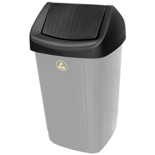 BJZ A-6981 ESD Schwingdeckel (B x H x T) 365 x 174 x 365 mm Kunststoff Schwarz 1 St.