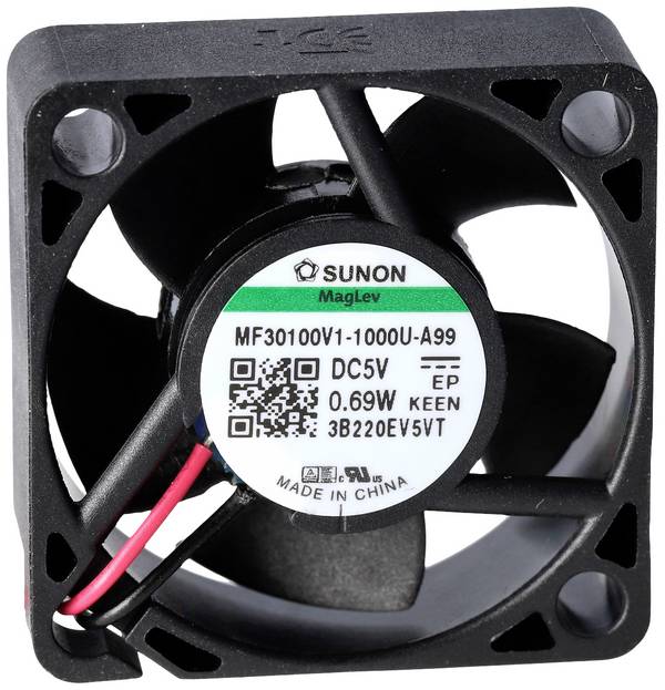 Sunon MF30100V1-1000U-A99 Axiallüfter 5 V/DC 9.34 m³/h (L x B x H) 10 x 30 x 30 mm