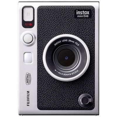 Fujifilm Instax Mini EVO EX D USB-C Sofortbildkamera    Schwarz  Bluetooth, Integrierter Akku, mit eingebautem Blitz