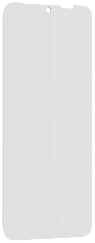 Ein Smartphone mit abgerundetem Bildschirm und einer kleinen Kameraöffnung oben in der Mitte.