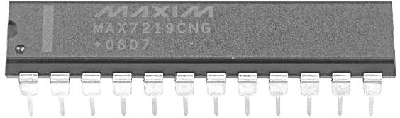 MAXIM INTEGRATED PMIC - Anzeigentreiber Maxim Integrated MAX7219CNG+ LED 7-Segmente + DP 8 Ziffern V