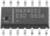 Schwarzer Mikrochip mit der Aufschrift 'MAX4022 ESD 0606'. Rechteckig, mehrere silberne Pins an den Seiten.
