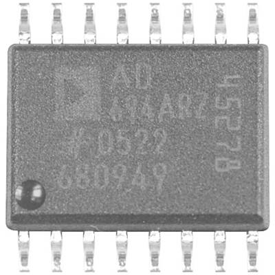 Nahaufnahme eines integrierten Schaltkreises mit Pins auf beiden Seiten. Es ist ein kleiner Chip mit der Aufschrift 'AU 431ARZ'.