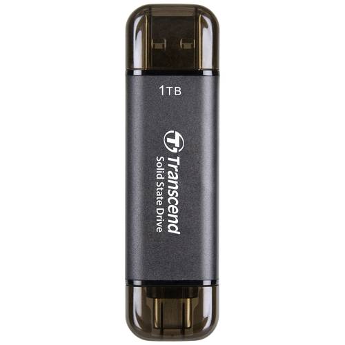 Transcend ESD310C 1 TB Externe SSD USB-A (USB 3.2 Gen 2), USB-C® Schwarz TS1TESD310C
