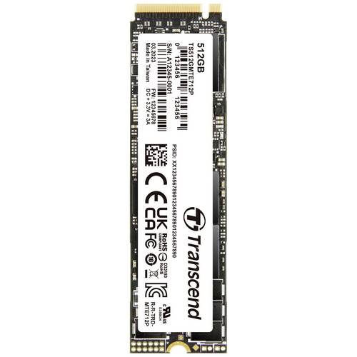 Thumbnail - Transcend MTE712P 512 GB Interne M.2 PCIe NVMe SSD 2280 PCIe NVMe 4.0 x4 Industrial TS512GMTE712P