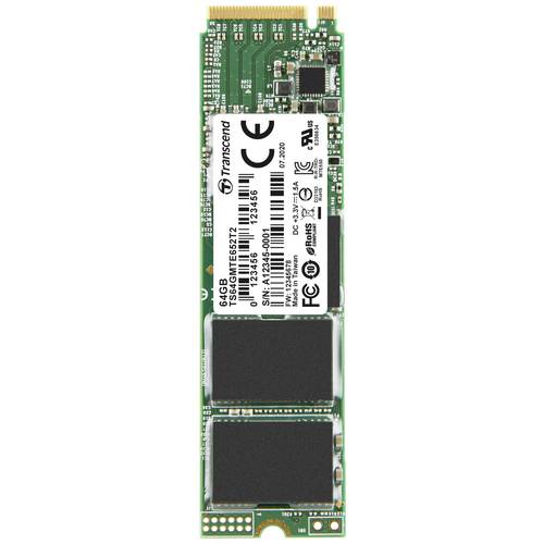 Transcend MTE652T2 64 GB Interne M.2 PCIe NVMe SSD 2280 PCIe NVMe 3.0 x4 Industrial TS64GMTE652T2