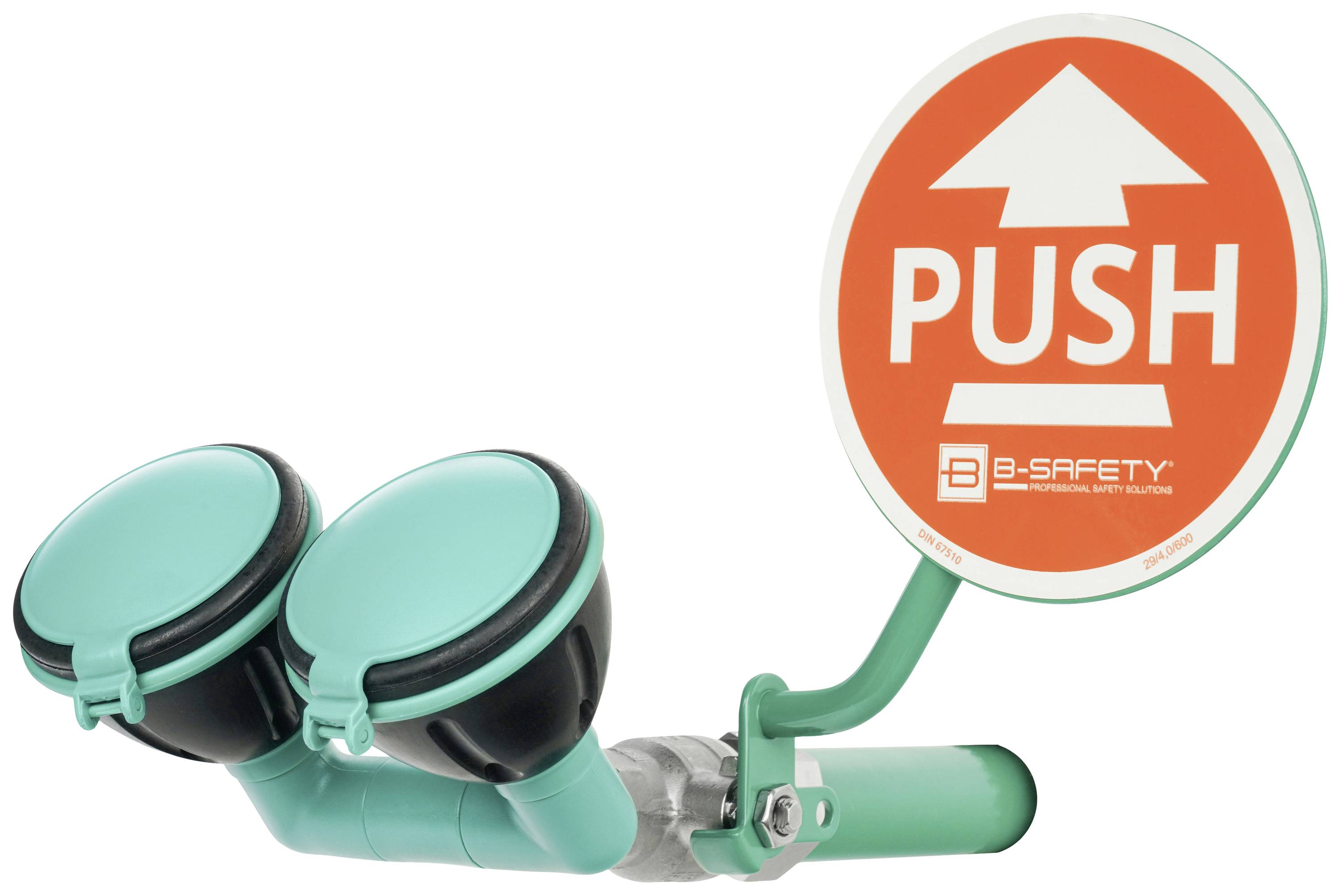 Sicherheits-Augendusche ClassicLine Druck min. 15 bar grün. B-SAFETY 72244149