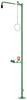 B-SAFETY BR832085 ClassicLine Notdusche mit Augendusche, 2 Brauseköpfe Stand