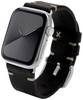 JT Berlin Watchband Alex II Vintage Armband 42 mm, 44 mm, 45 mm, 46 mm M Schwarz, Silber Watch Series 1, Watch Series 2, Watch Series 3, Watch Series 4, Watch Series 5, Watch Series 6, Watch Series 7, Watch Series 8, Watch Series 9, Watch Series 10, Watch SE, Watch Ultra, Watch Ultra 2