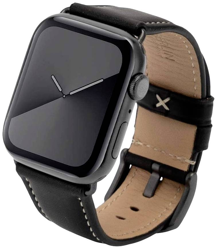 JT Berlin Watchband Charlie Armband 42 mm, 44 mm, 45 mm, 49 mm M Schwarz, Space Grau Watch Series 1, Watch Series 2, Wat...