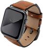 JT Berlin Watchband Charlie Armband 42 mm, 44 mm, 45 mm, 49 mm M Braun, Space Grau Watch Series 1, Watch Series 2, Watch Series 3, Watch Series 4, Watch Series 5, Watch Series 6, Watch Series 7, Watch Series 8, Watch Series 9, Watch SE, Watch Ultra 2