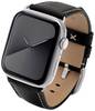 JT Berlin Watchband Charlie Armband 42 mm, 44 mm, 45 mm, 49 mm M Schwarz, Silber Watch Series 1, Watch Series 2, Watch Series 3, Watch Series 4, Watch Series 5, Watch Series 6, Watch Series 7, Watch Series 8, Watch Series 9, Watch SE, Watch Ultra 2