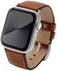 JT Berlin Watchband Charlie Armband 42 mm, 44 mm, 45 mm, 49 mm M Braun, Silber Watch Series 1, Watch Series 2, Watch Series 3, Watch Series 4, Watch Series 5, Watch Series 6, Watch Series 7, Watch Series 8, Watch Series 9, Watch SE, Watch Ultra 2
