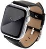 JT Berlin Watchband Charlie Armband 42 mm, 44 mm, 45 mm, 49 mm M Schwarz, Edelstahl Watch Series 1, Watch Series 2, Watch Series 3, Watch Series 4, Watch Series 5, Watch Series 6, Watch Series 7, Watch Series 8, Watch Series 9, Watch SE, Watch Ultra 2