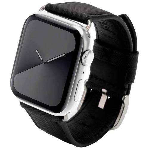 JT Berlin Watchband Wannsee Armband 42 mm, 44 mm, 45 mm, 49 mm M Schwarz, Edelstahl Watch Series 1, Watch Series 2, Watc...