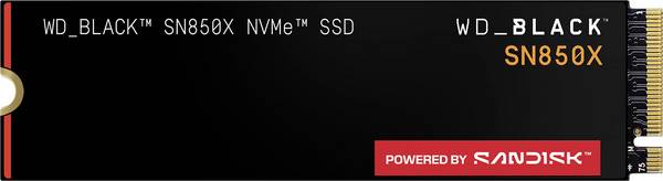 WD_Black™ Powered by SANDISK™ SN850X 4 TB Interne M.2 PCIe NVMe SSD 2280 PCIe NVMe 4.0 x4 Retail WDS400T2X0E