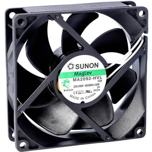 Thumbnail - Sunon CF2092HVL-1000U-999 Axiallüfter 230 V/AC 88.32 m³/h (L x B x H) 25 x 92 x 92 mm