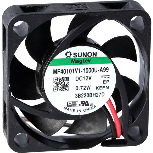 Thumbnail - Sunon EF40101B1-1000U-A99 Axiallüfter 12 V/DC 13.58 m³/h (L x B x H) 10 x 40 x 40 mm