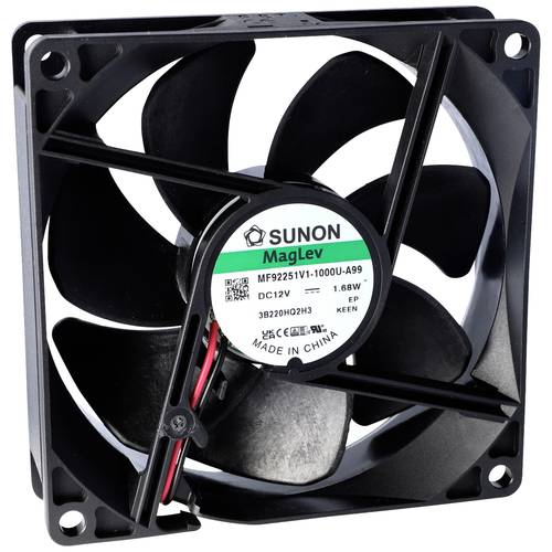 Thumbnail - Sunon MF92251V2-1000U-A99 Axiallüfter 12 V/DC 76.43 m³/h (L x B x H) 25 x 92 x 92 mm