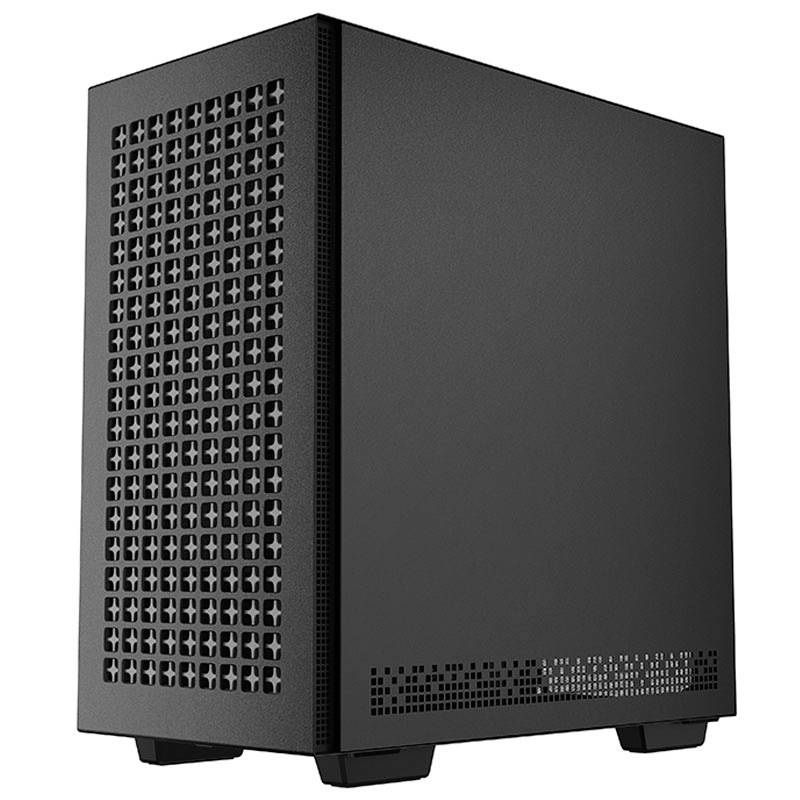DeepCool CH370, Mini Tower, PC, Schwarz, micro ATX, Mini-ITX, ABS, Stahl, Gehärtetes Glas, Multi-2