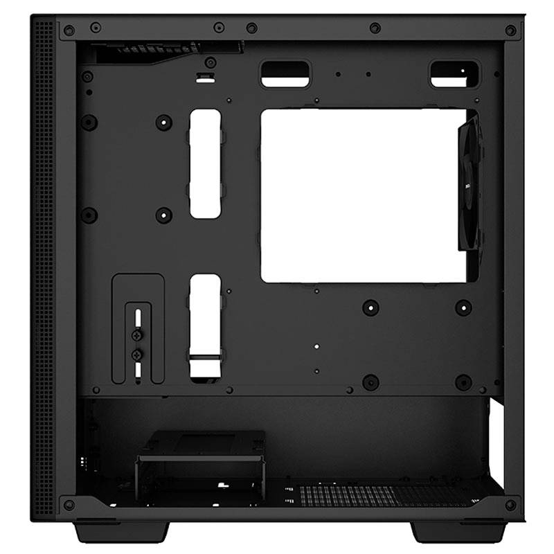 DeepCool CH370, Mini Tower, PC, Schwarz, micro ATX, Mini-ITX, ABS, Stahl, Gehärtetes Glas, Multi-6