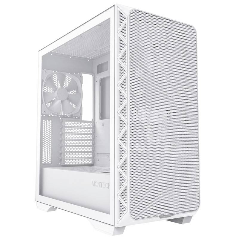 MONTECH AIR 903 Base Midi-Tower PC-Gehäuse Weiß 3 vorinstallierte Lüfter