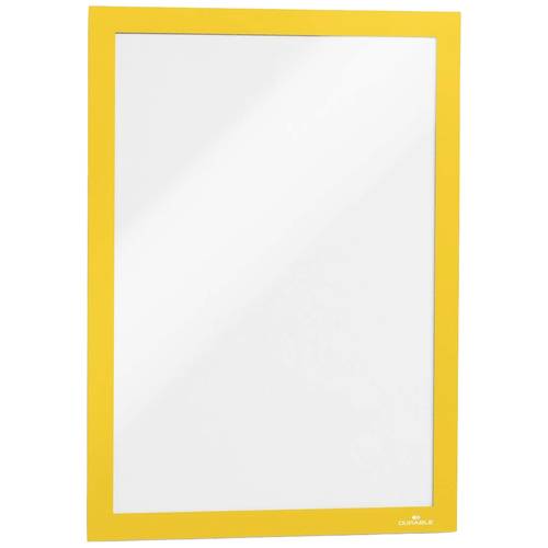Durable 487204 DURAFRAME® Info-Rahmen Info-Rahmen, selbstklebend DIN A4 Gelb (B x H) 236 mm x 323 mm 2 St.