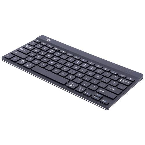R-GO Tools Compact Break Bluetooth® Tastatur Italienisch, QWERTY Schwarz Ergonomisch