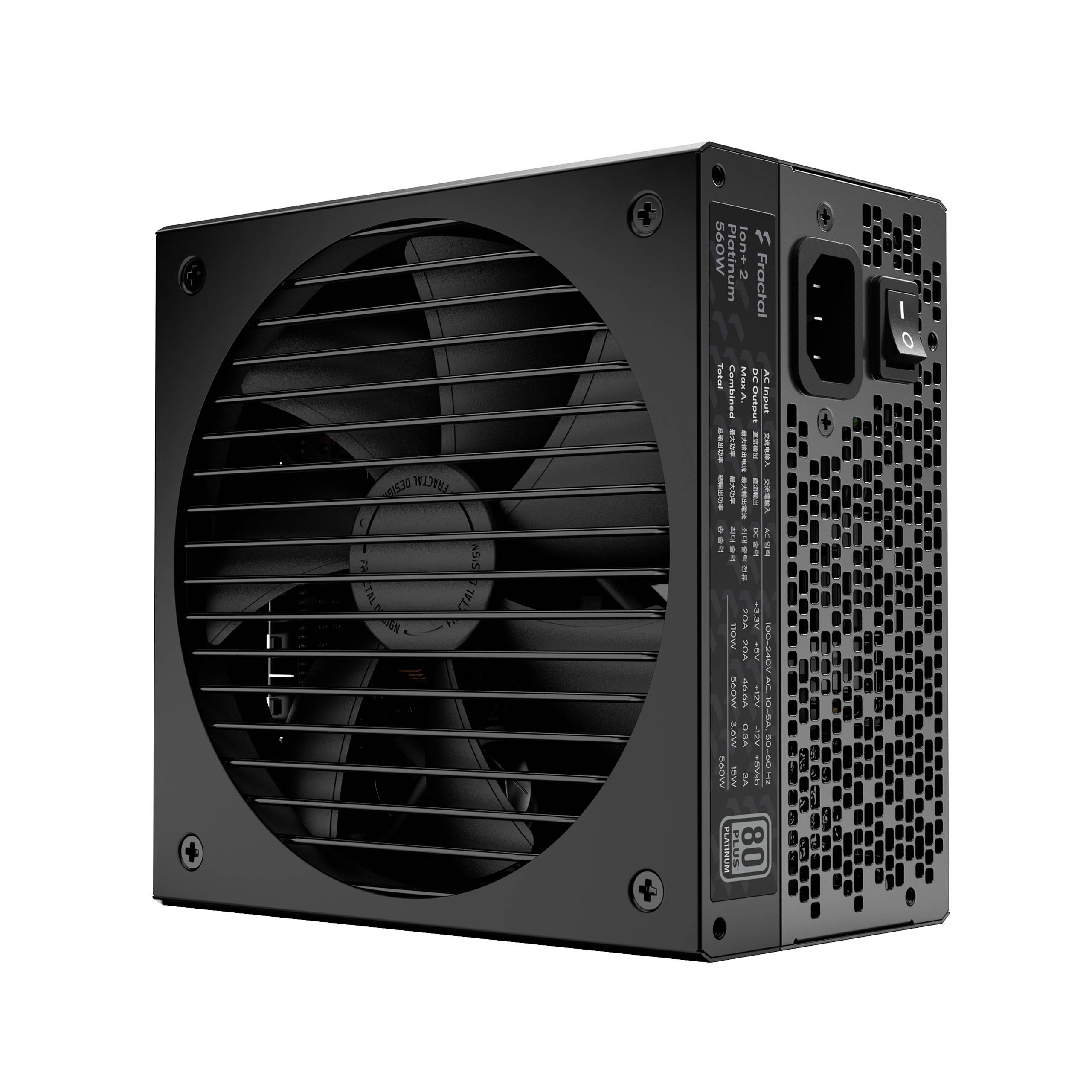 FRACTAL DESIGN Ion+2 Platinum 560 Watt Netzteil ATX 2.52