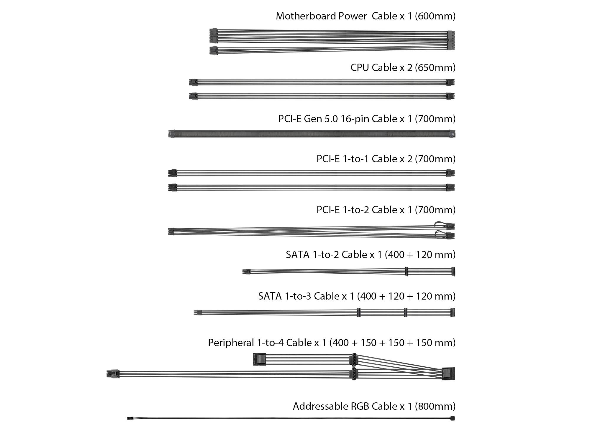 Asus ROG STRIX 1200W Gold Aura Edition PC Netzteil 1200 W ATX 80PLUS® Gold-12