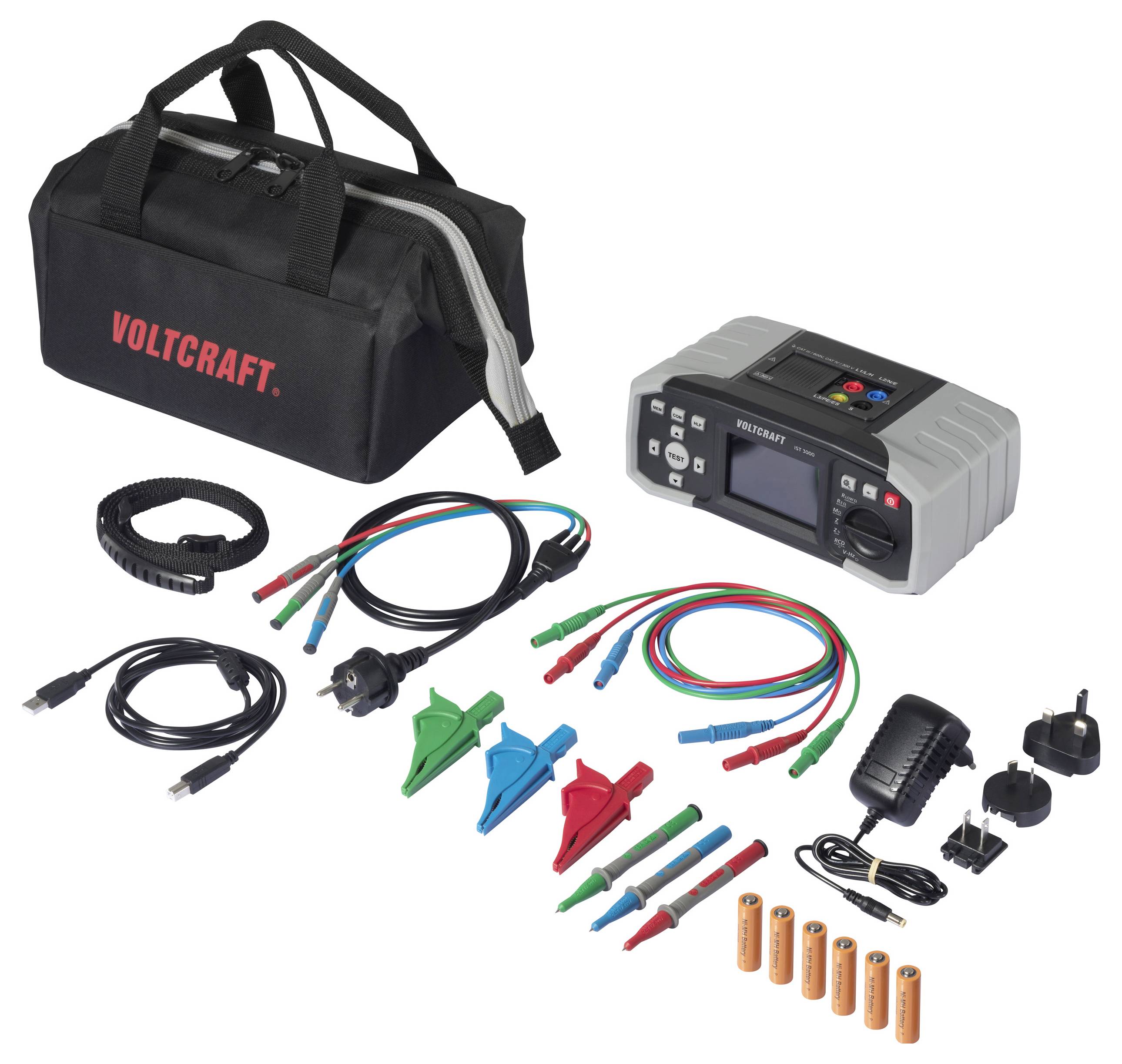 VOLTCRAFT IST 3000 Installationstester VDE-Norm 0100, 0100-600, 0105-100-5