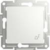 Schneider Electric Taster Klingelsymbol Asfora Weiß (RAL 9003) EPH0870121D 1 St.