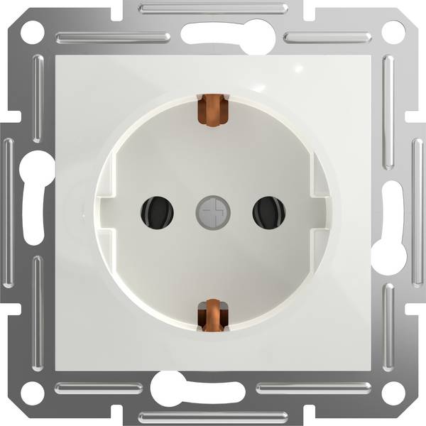 Schneider Electric   Steckdose Asfora Weiß (RAL 9003) EPH2970121D 1 St.