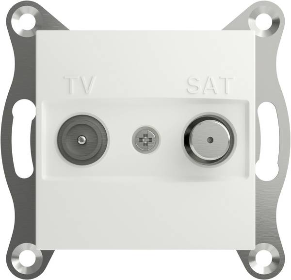 Schneider Electric   TV-SAT Enddose Asfora Weiß (RAL 9003) EPH3470121D 1 St.