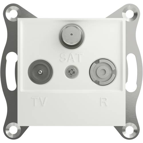 Schneider Electric TV-, Radio-, SAT-Steckdose Asfora Weiß (RAL 9003) EPH3570121D 1 St.