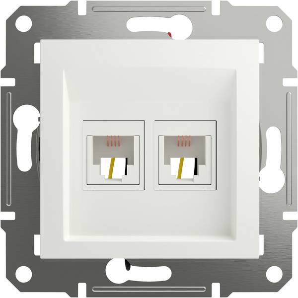 Schneider Electric   RJ11-Telefondose Asfora Weiß (RAL 9003) EPH4270121D 1 St.