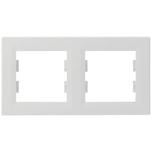 Thumbnail - Schneider Electric Rahmen Asfora Weiß (RAL 9003) EPH5800221D 1 St.