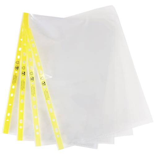 Antistat ESD Dokumententasche 105-0007 Transparent DIN A4 100 St.