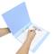 Eine Hand hält einen blauen Ordner mit einer Checkliste, auf der 'COMPONENT CHECKLIST' steht. Eine andere Hand markiert die Liste mit einem Stift.