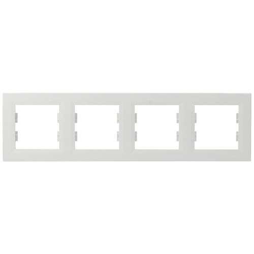 Schneider Electric Rahmen Asfora Weiß (RAL 9003) EPH5800421D 1 St.