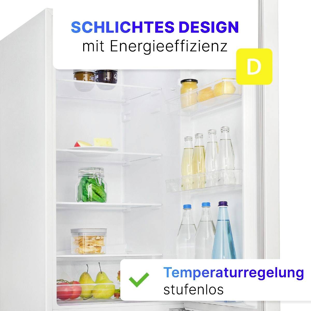 Bomann Kühl-/Gefrierkombination KG 184.1 weiß, 269 L-6