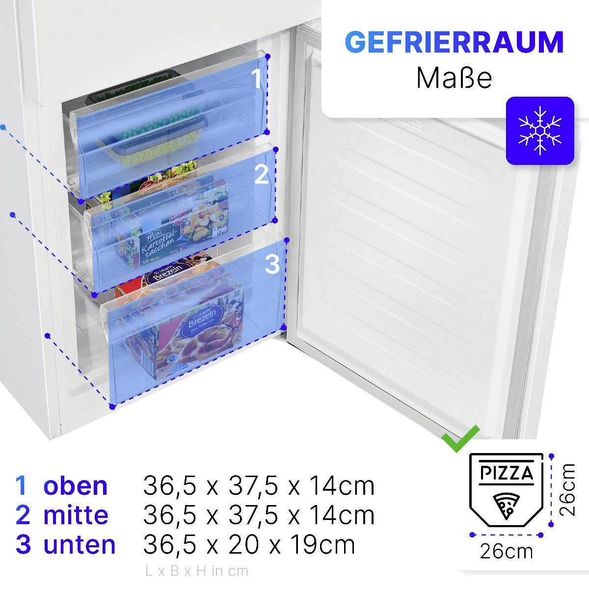Bomann Kühl-/Gefrierkombination KG 184.1 weiß, 269 L-10