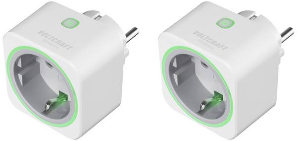 VOLTCRAFT SEM6500 Energiekosten-Messgerät inkl. Funksteckdose, Datenexport, Datenloggerfunktion, Kostenprognose, TRMS, Stromtarif einstellbar, mit App-Steuerung, Internet-Anbindung