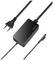 Schwarzes Netzteil 'LogiLink' mit EU-Stecker und rechteckigem Anschluss. Geeignet für elektronische Geräte.