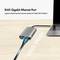 RJ45-Gigabit-Ethernet-Adapter mit Kabel, verbunden mit Laptop, Text: '1000 Mbps'. Unterstützt Internetgeschwindigkeiten von 1000/100/10 Mbit/s.