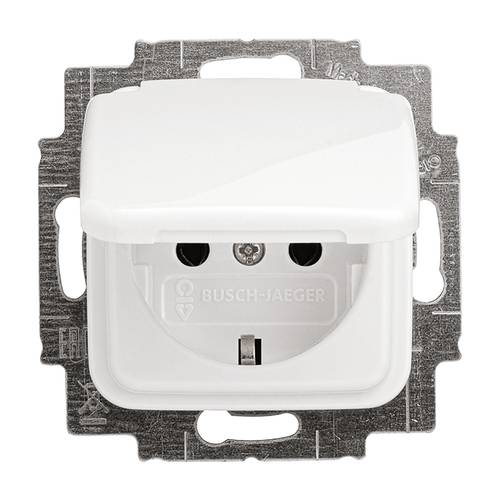 Busch-Jaeger Einsatz Steckdose Reflex SI, Reflex SI Linear Reinweiß (RAL 9010), Alpinweiß 20 EUK-214 1 St.