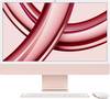 Apple iMac 24 Retina 4.5K (M3, 2023) 61 cm (24 Zoll) Pink 8 GB RAM 512 GB SSD 8-Core CPU M3 10-Core GPU MQRU3D/A