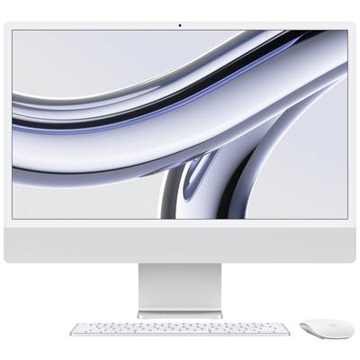 Apple iMac 24 Retina 4.5K (M3, 2023) 61 cm (24 Zoll)  Apple M3 8‑Core CPU mit 4 Performance-Kernen und 4 Effizienz-Kerne